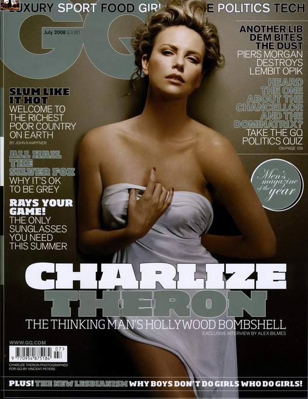 Ultra sexy Charlize Theron pour GQ
