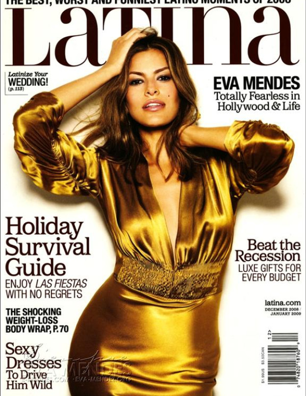 Sexy Eva Mendes pour Latina Mag