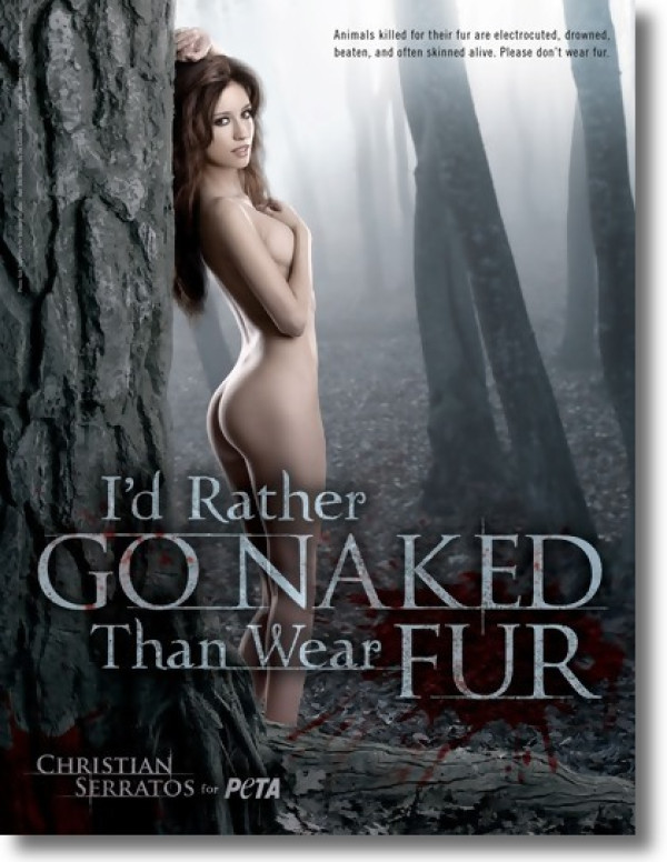 Christian Serratos de Twilight nue pour la Peta