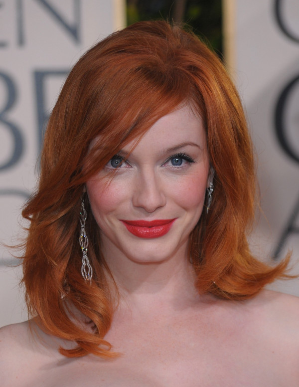 Christina Hendricks aux Golden Globes
