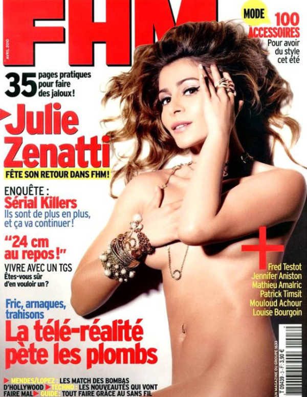 Julie Zenatti nue pour FHM