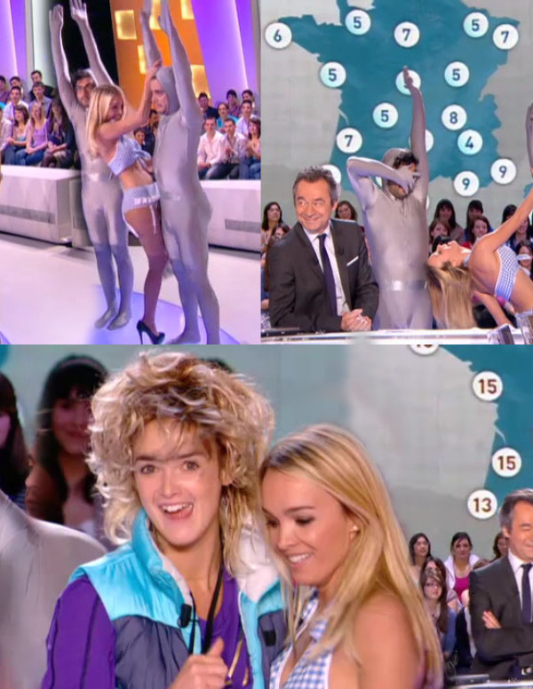 Virginie Caprice sexy au Grand Journal 