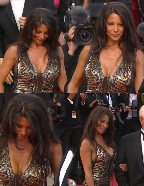 Barbara Gandolfi sexy au festival de Cannes