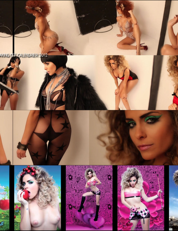 VIDEO : Calendrier Clara Morgane 2012 – Making off