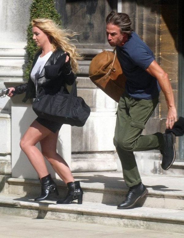 Britney Spears au tournage de son nouveau clip à Londres