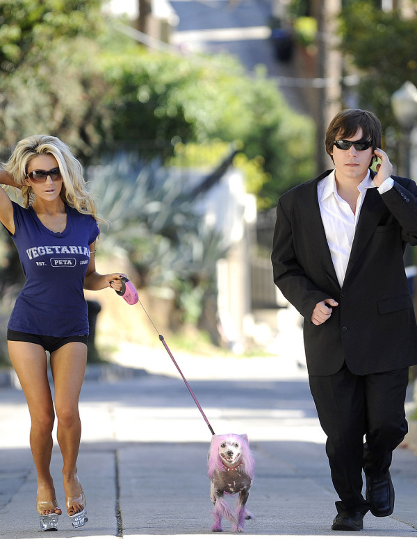 Séquence sport pour Courtney et son chien