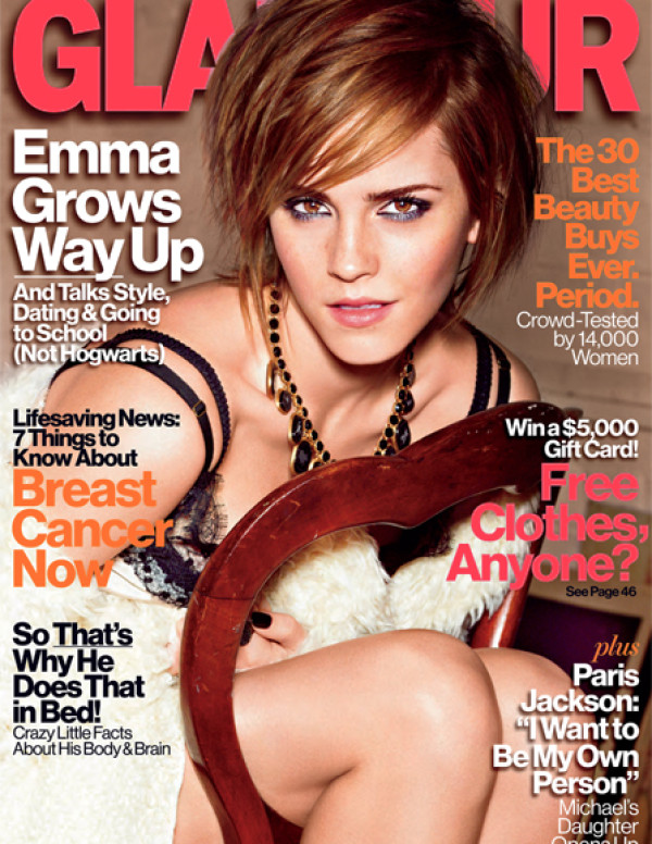 Emma Watson un retour chic et sexy pour Glamour UK