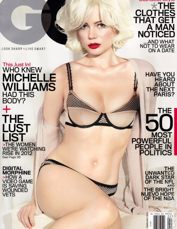 La désirable Michelle Williams dévoile ses courbes sexy dans GQ