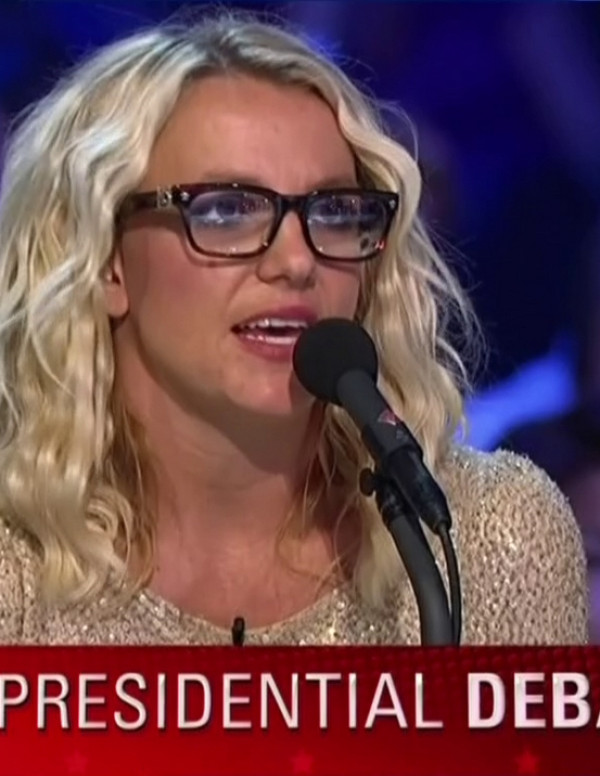 Britney Spears à un Show en compagnie Jay Leno