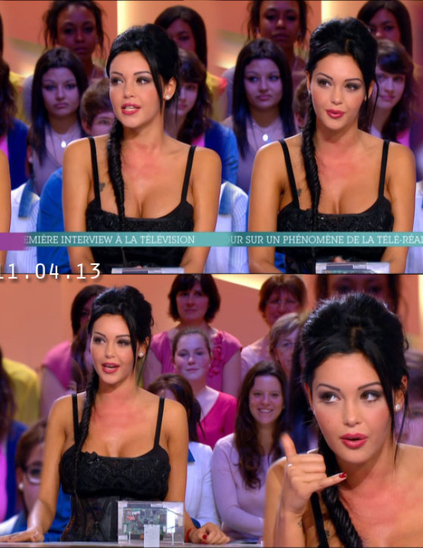 Nabilla Benattia au Grand Journal