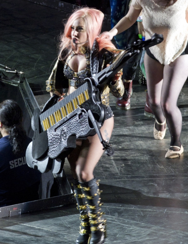 Lady Gaga lors de sa performance à Vancouver