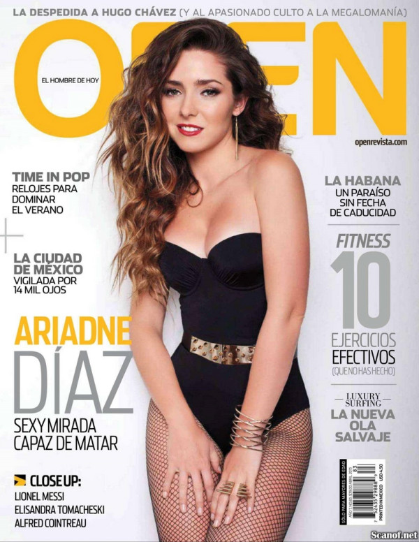 Ariadne Diaz pose pour Open Magazine 
