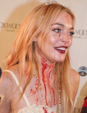 Lindsey Lohan invitée à une fête d’halloween