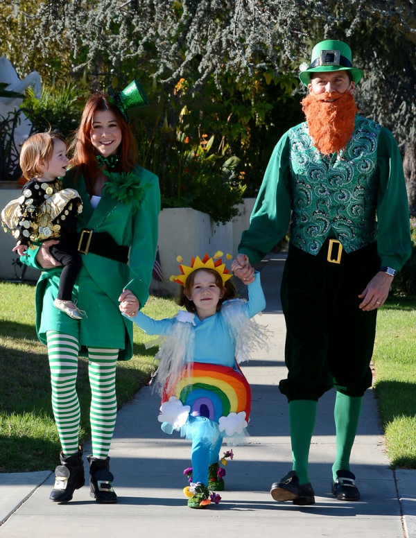 Alyson Hannigan fête Halloween en famille