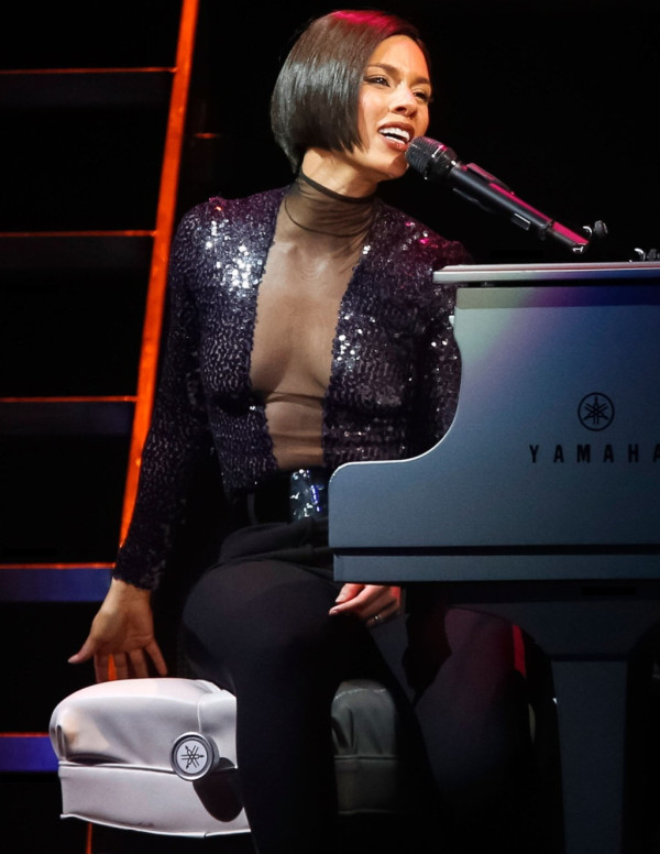 Alicia Keys en plein show à Los Angeles