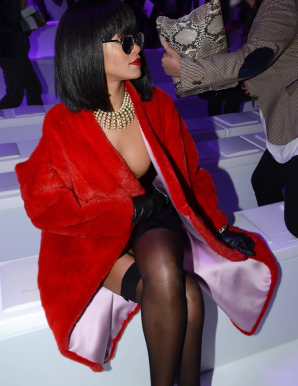 Rihanna au Christian Dior Fashion Show à Paris