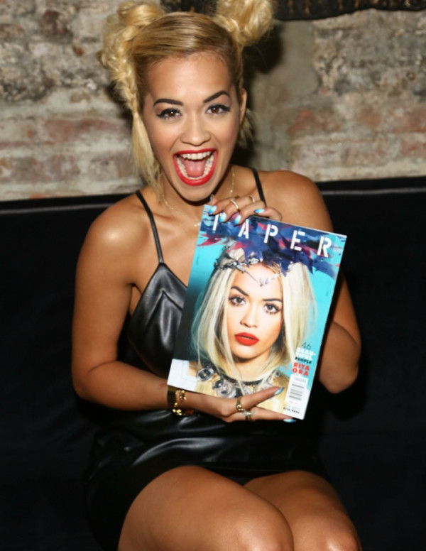 Rita Ora à la fête du magazine Paper