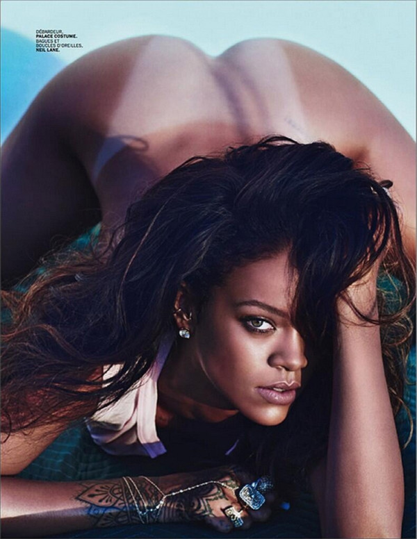 Rihanna pose pour Lui Magazine