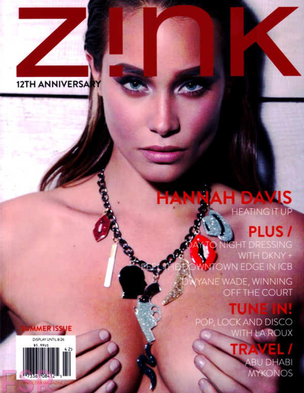 Hannah Davis pose pour le Zink Magazine