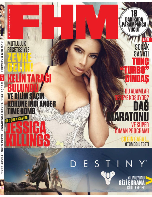 Jessica Killings à la une du FHM du 24 septembre