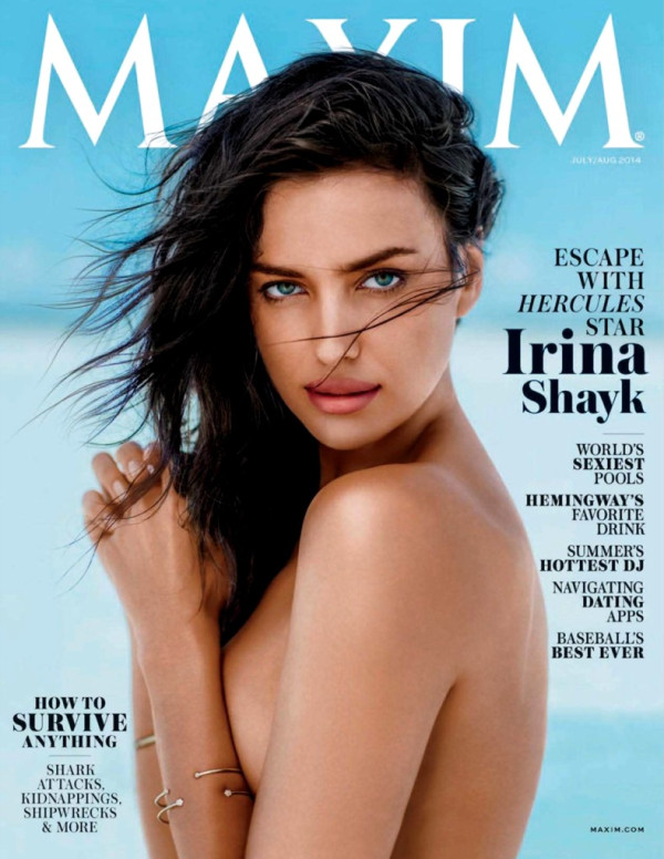 Irina Shayk en mode sexy dans le magazine Maxim