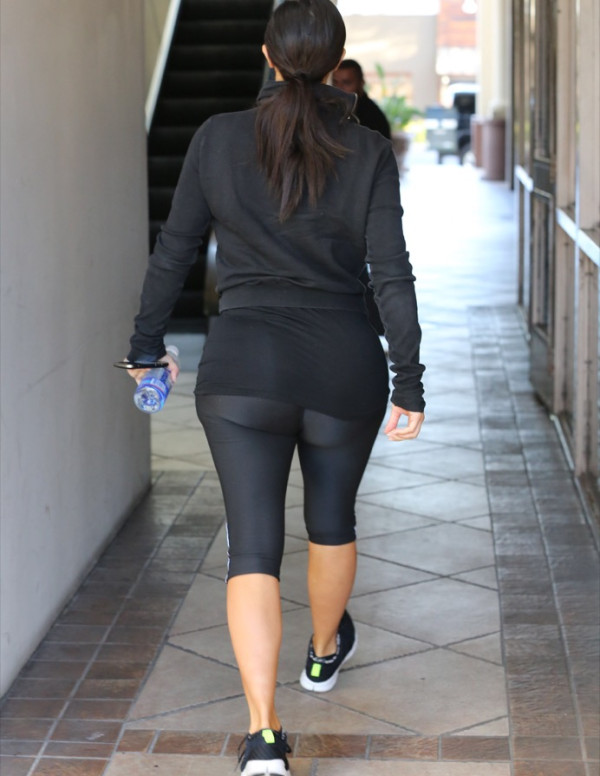Séance gym pour la sexy Kim Kardashian