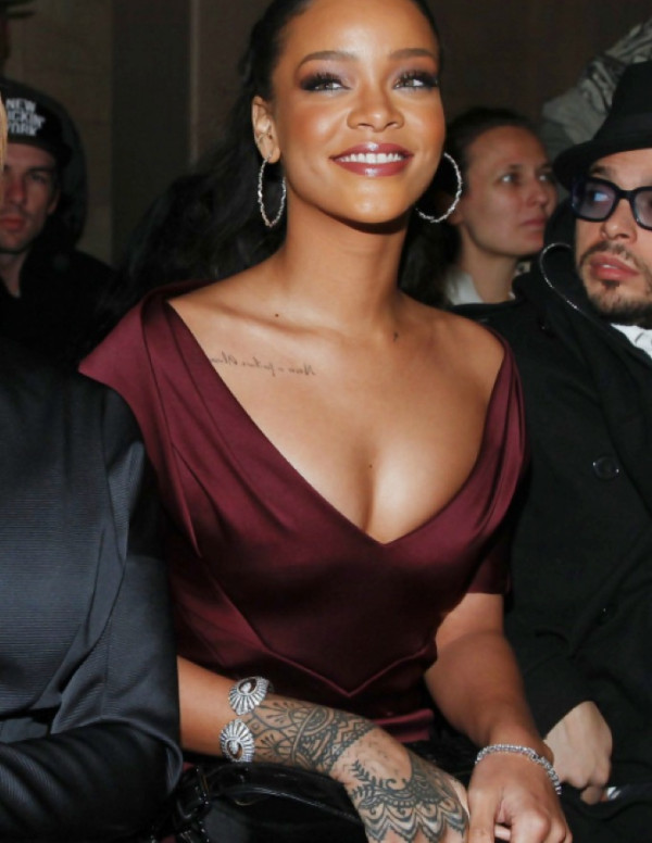 Rihanna au défilé de Zac Posen 