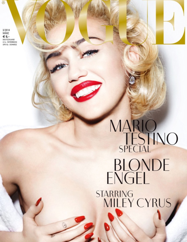 Miley Cyrus pose pour Vogue Magazine