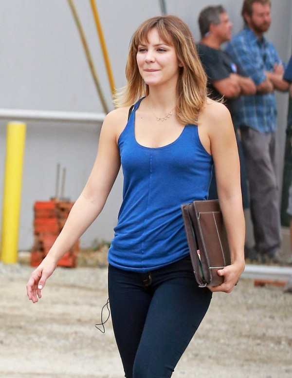 Katharine McPhee sur le tournage de Scorpion