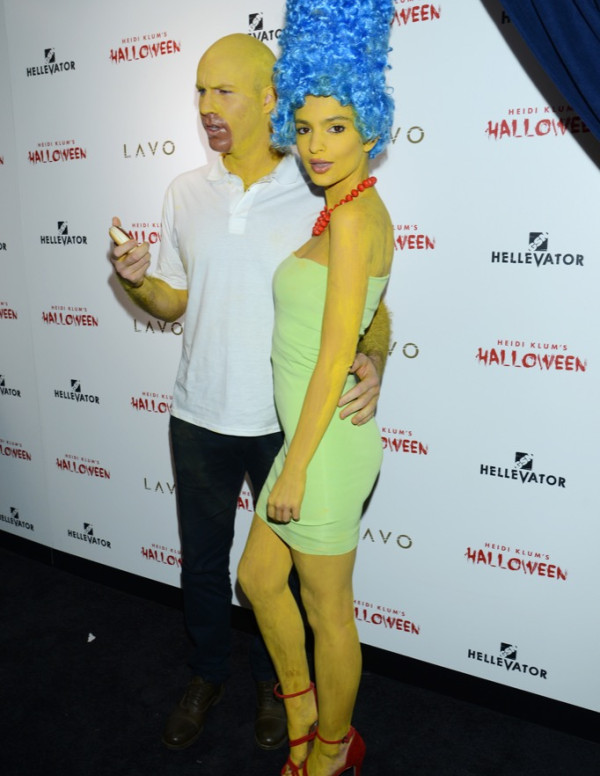 Emily Ratajkowski à la soirée halloween organisée par Heidi Klum à Lavo à New York