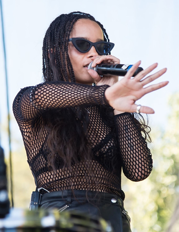 Zoe Kravitz à Philadelphie