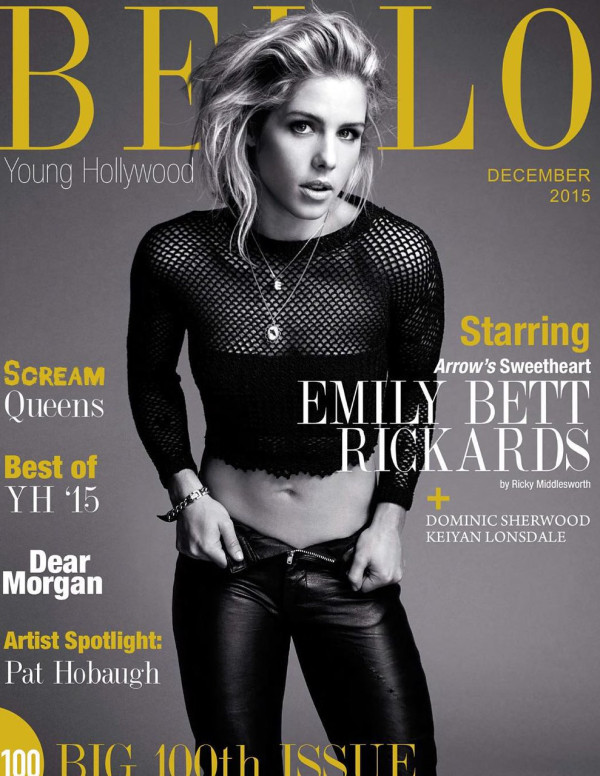 Emily Bett Rickards pose pour le magazine Bello