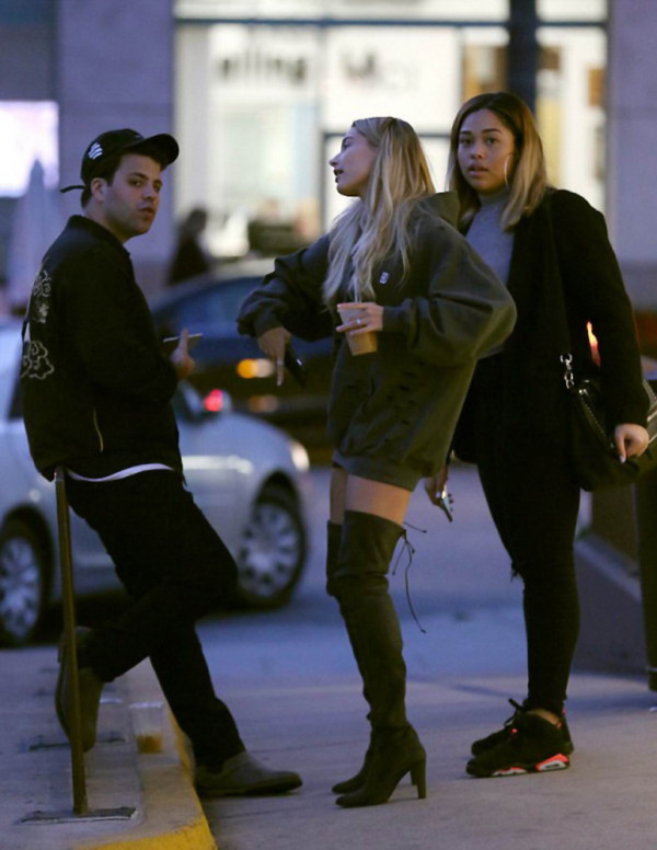 Hailey Baldwin à Melrose Avenue