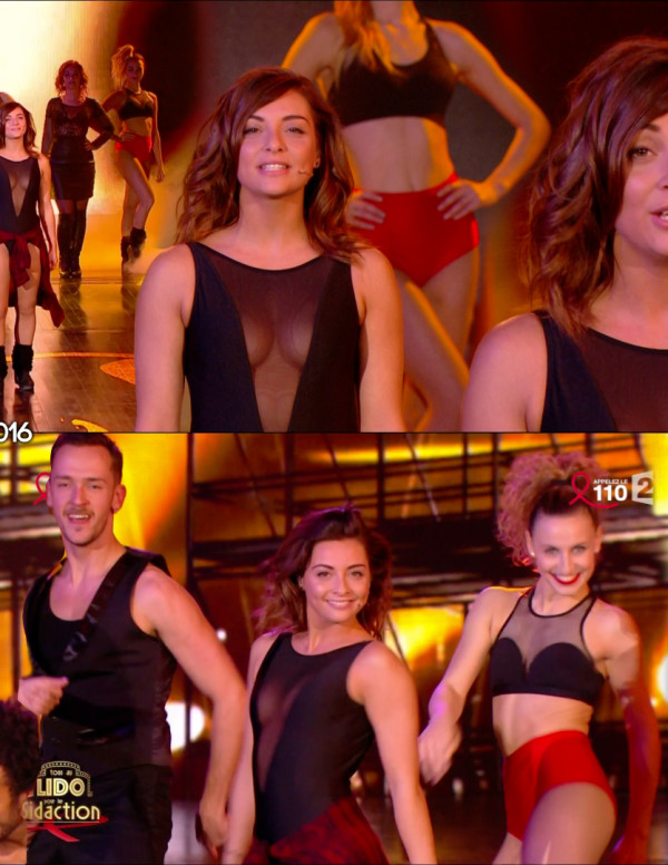 Priscilla Betti sexy au Sidaction 2016