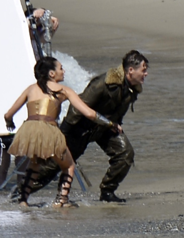 Gal Gadot sur le tournage de Wonder Woman