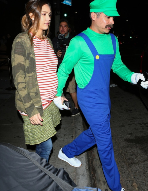 Jessica Alba à la soirée Halloween - Kelly Rowland's Halloween bash - à Hollywood 