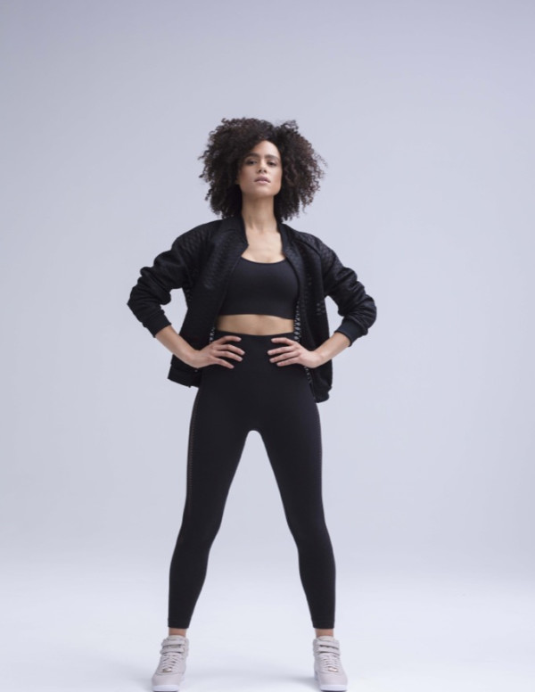 Nathalie Emmanuel pour la nouvelle collection Training Women 2018 de Reebok