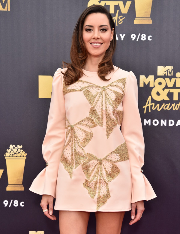 Aubrey Plaza au MTV Movie And TV Awards 2018 à Santa Monica