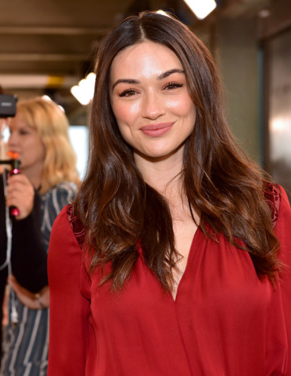 Crystal Reed au Longchamp show à la New York Fashion Week