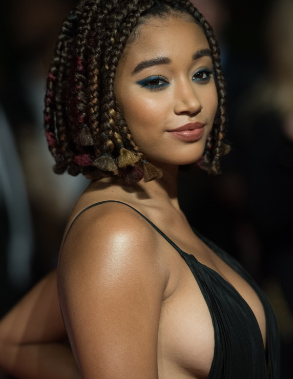 Amandla Stenberg pour la première du film 'The Hate U Give' au 62ème festival du film BFI à Londres