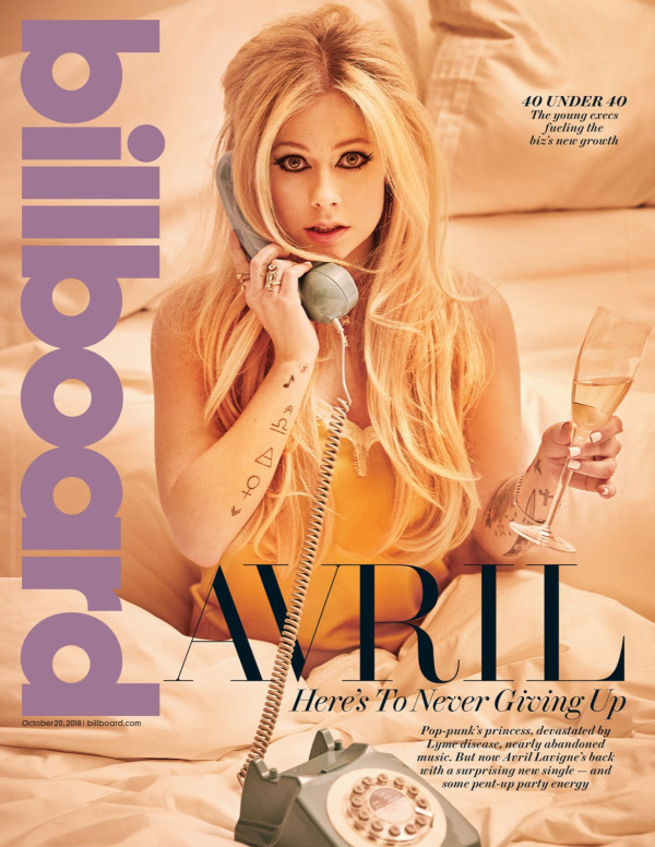 Avril Lavigne dans Billboard magazine Octobre 2018