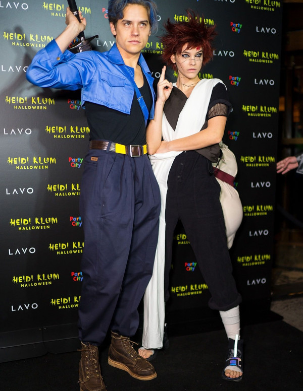 Barbara Palvin à la soirée Halloween chez Heidi Klum