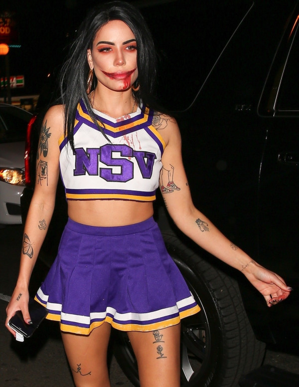 Halsey ensanglantée pour Halloween à Hollywood