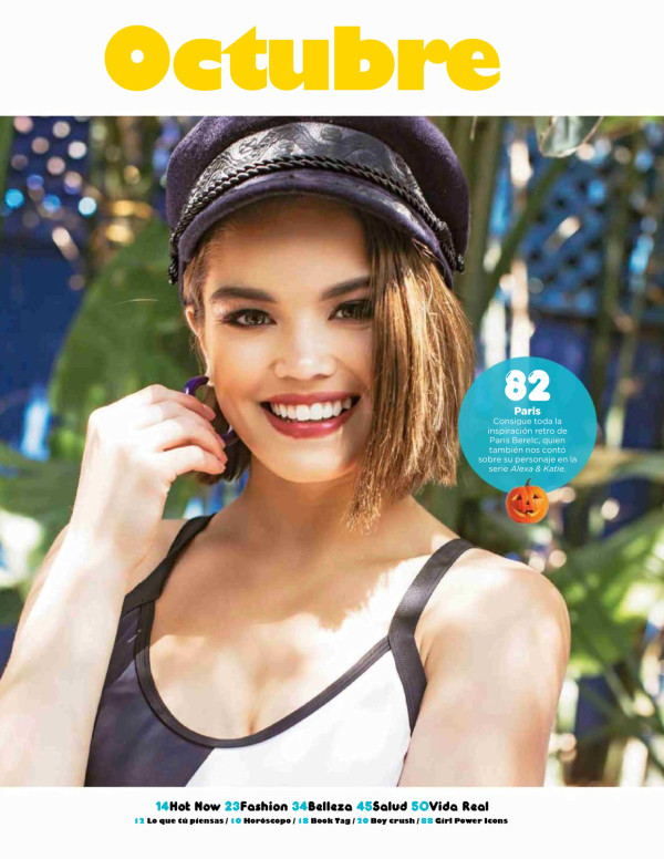 Paris Berelc dans le magazine Seventeen Mexico - Octobre 2018