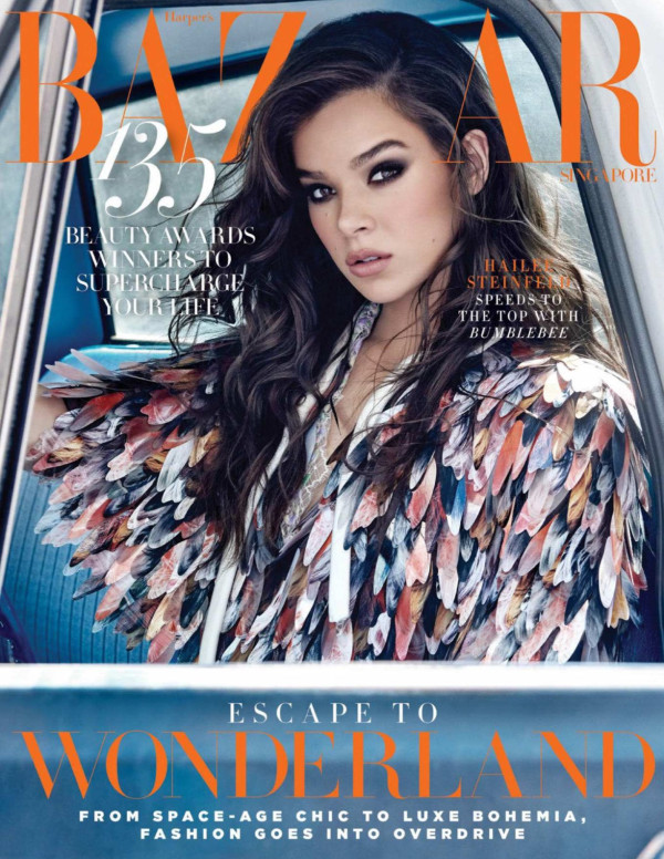Hailee Steinfeld dans Harper's Bazaar Singapore - Novembre 2018