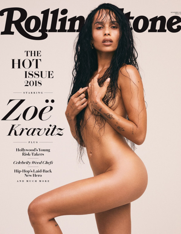 Zoe Kravitz dans Rolling Stone magazine - Novembre 2018