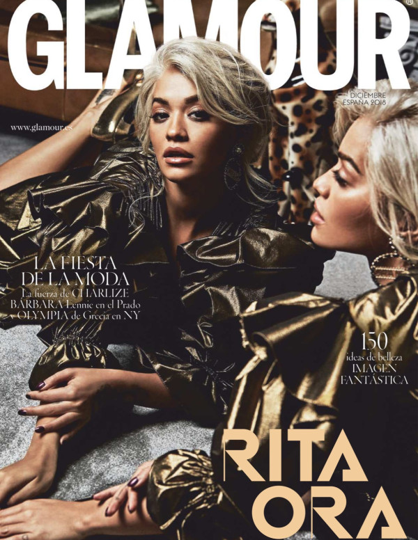 Rita Ora dans Glamour Espagne - Décembre 2018