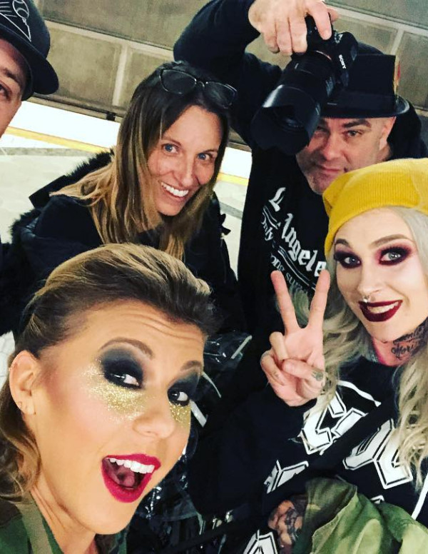 Shooting Jodie Sweetin à Los Angeles