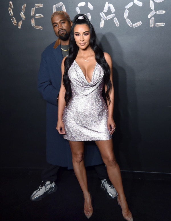 Kim Kardashian à la soirée Versace pour la collection 2019