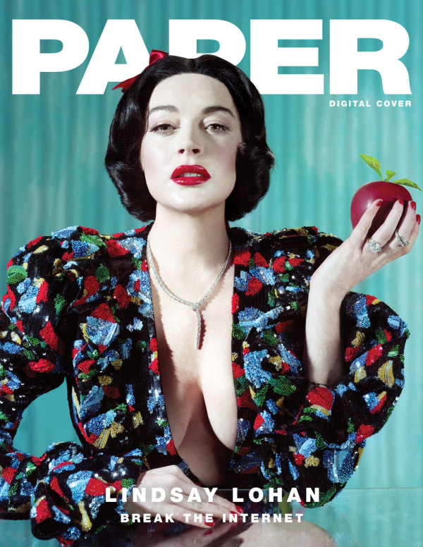 Lindsay Lohan dans Paper Magazine - Décembre 2018